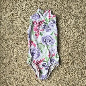 Floral leotard